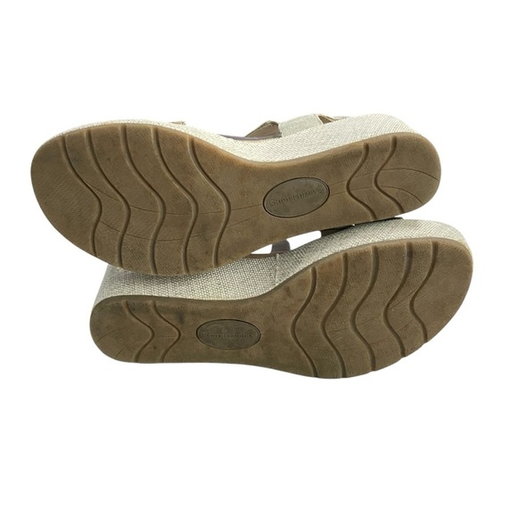 Earth Origins Sandals
7.5 M Maxine Wedge Strappy Buckle Straps Pewter Leather - Picture 8 of 13